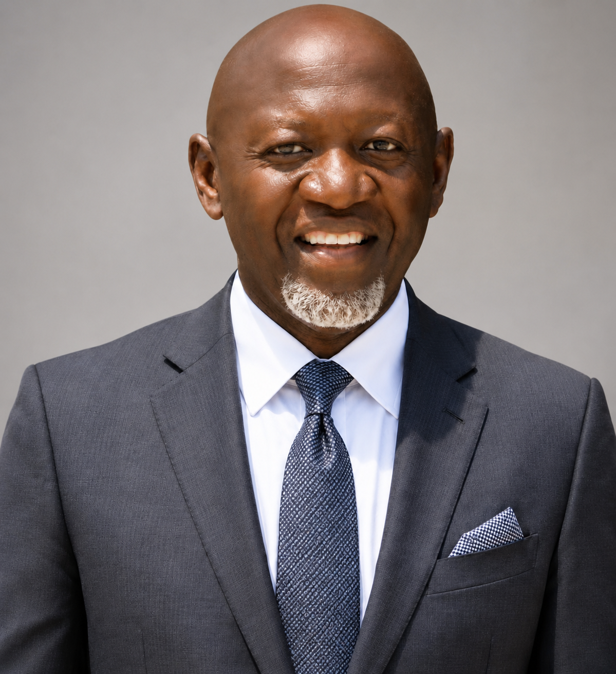 Portrait of David Kabukuru, President of Banyankole Kweterana International